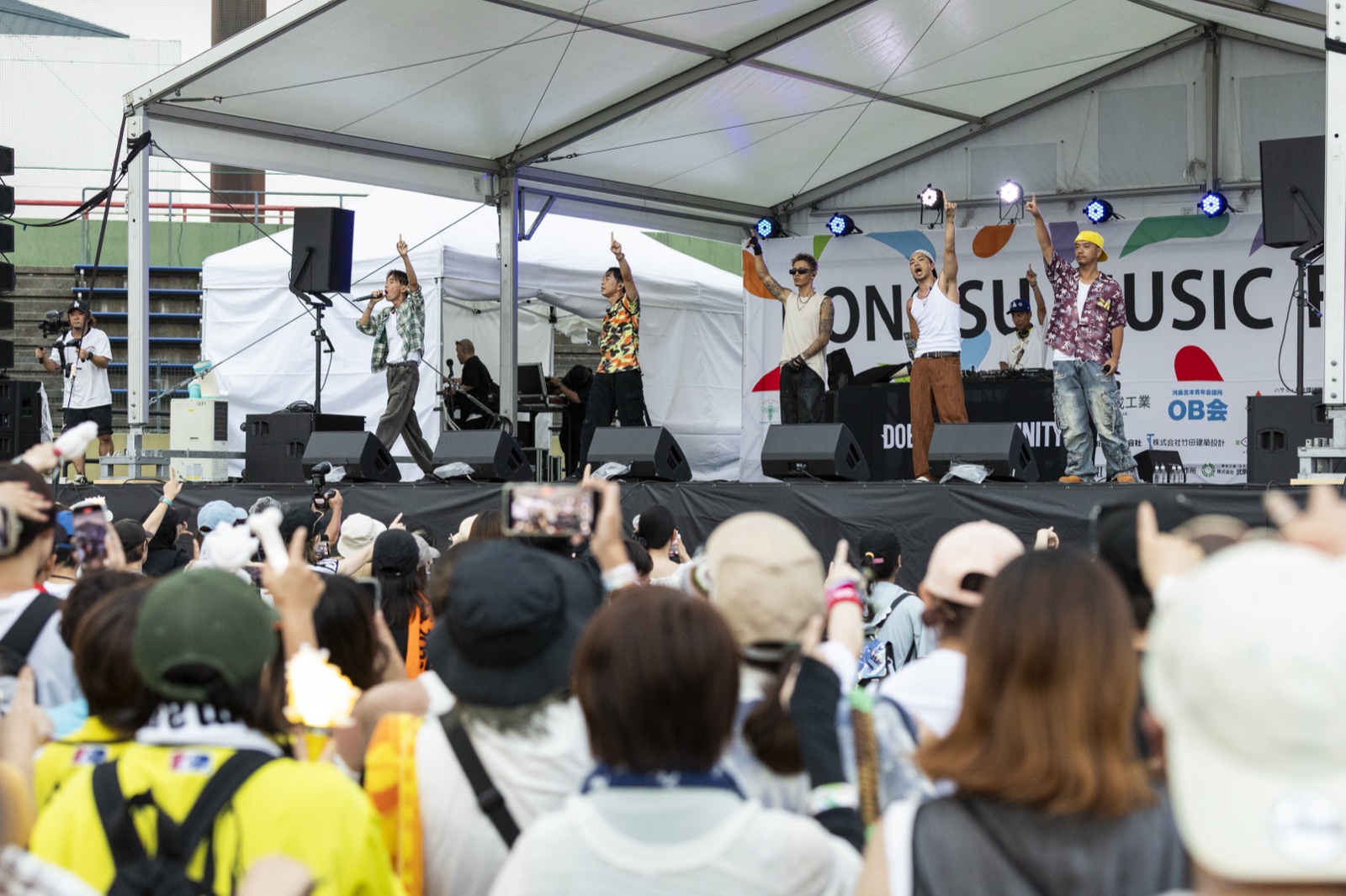KMF2025 DOBERMAN INFINITY ステージの様子（撮影：藤巻さん）